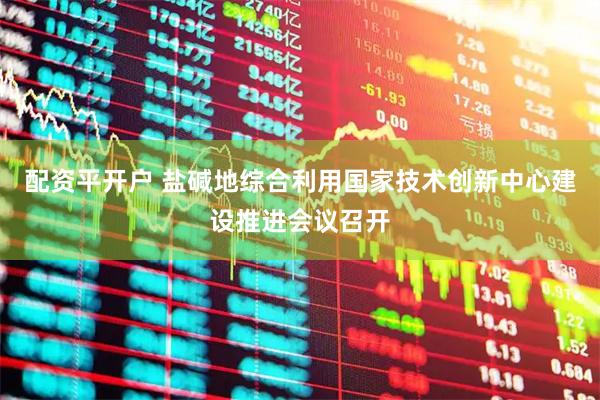 配资平开户 盐碱地综合利用国家技术创新中心建设推进会议召开